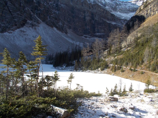 Onwards, around the lake